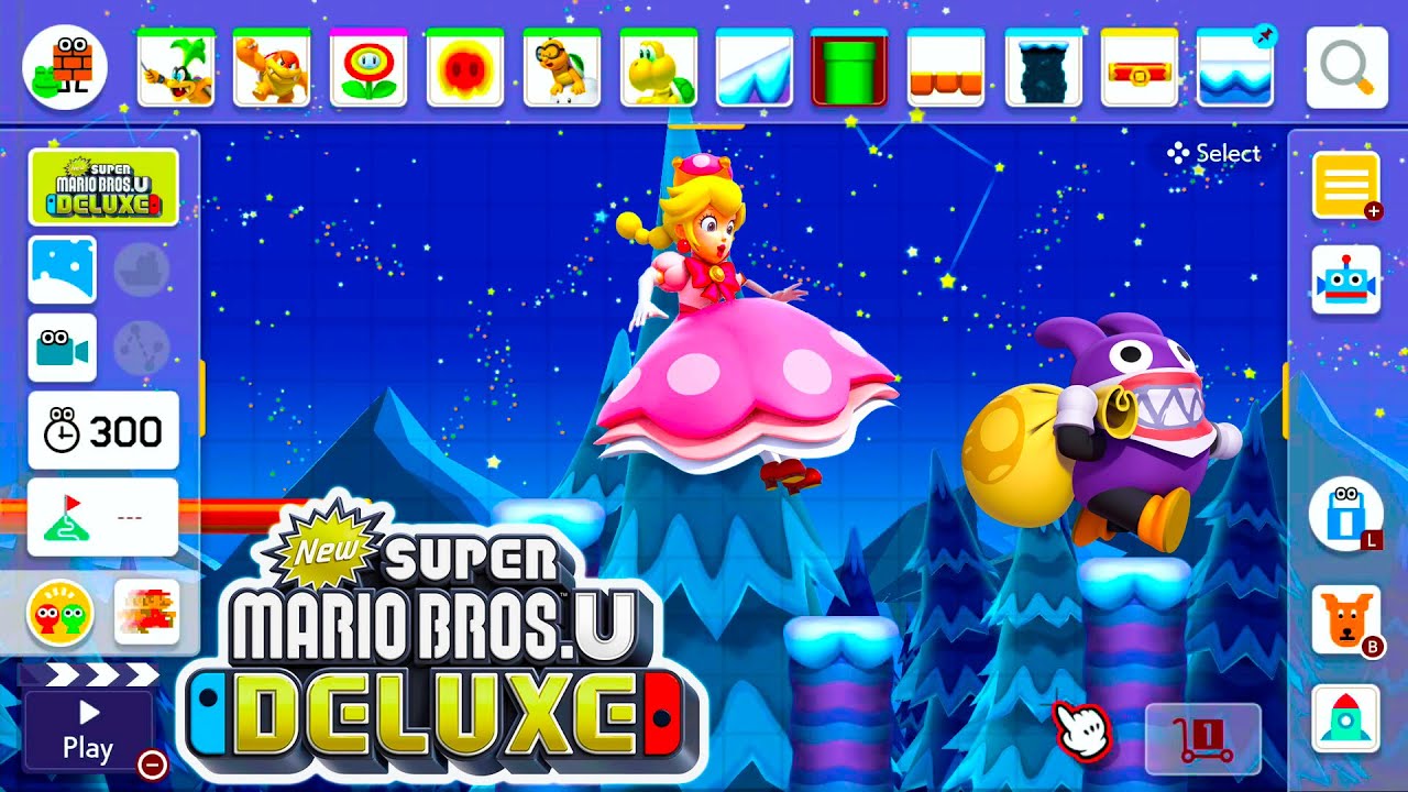 Super Mario Maker 2 NSMBUD Theme! All Bosses Course Maker