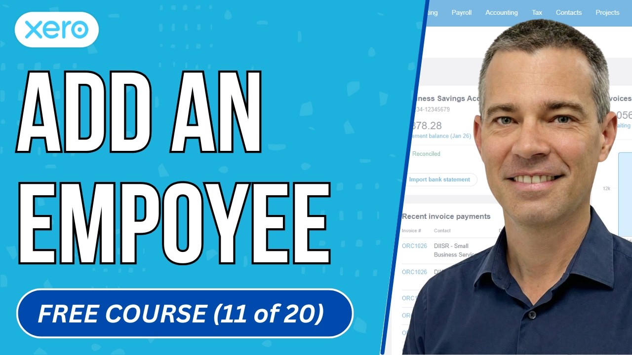 Xero Payroll - How to Add and Set Up a New Employee in Xero (Australia)