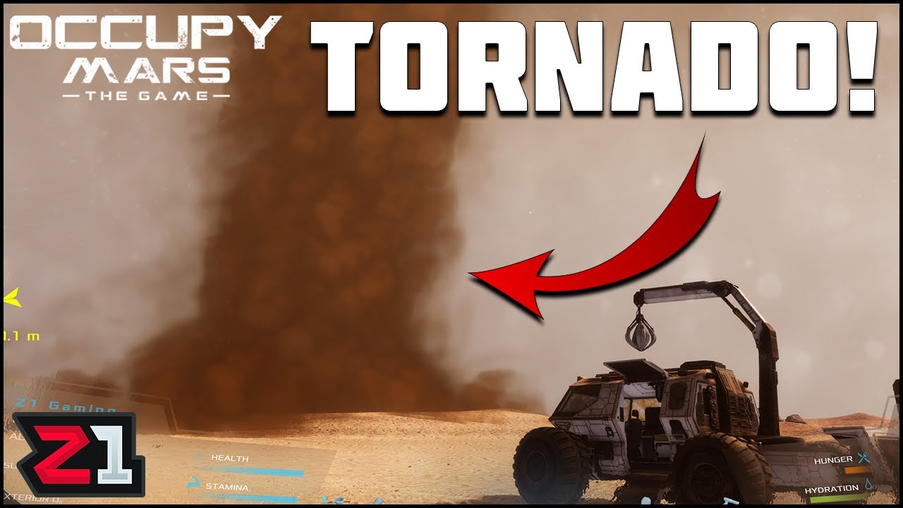I Got Hit By A TORNADO While Expanding Our Mars Base ! Occupy Mars [E2]