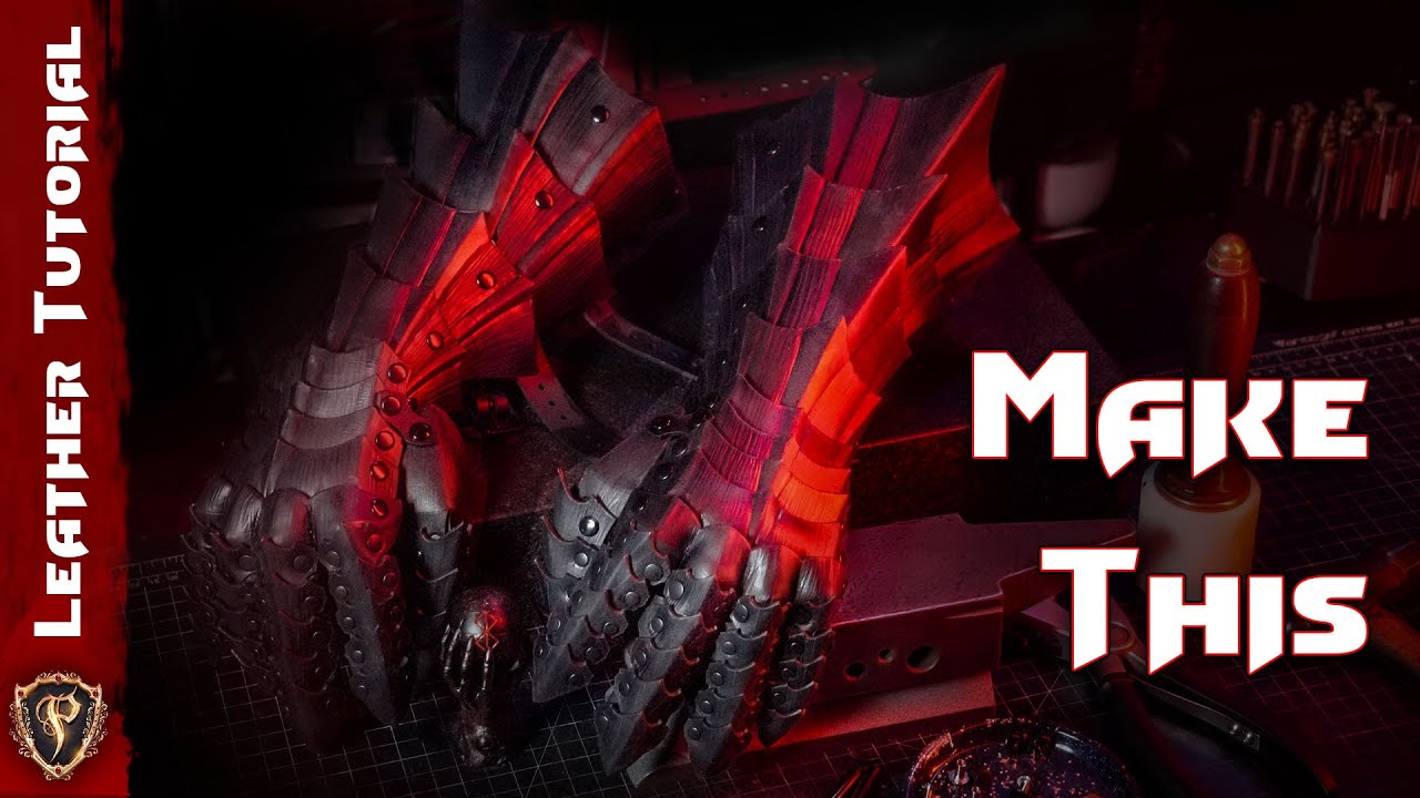 Making The Berserk Gauntlets (Leather Version)
