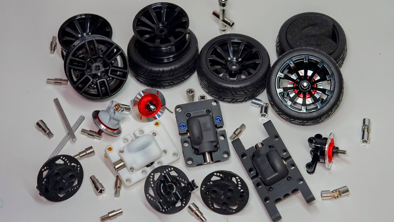 Новинки Металл Диф Lego RC / Ступицы на подшипниках под хекс и под пины