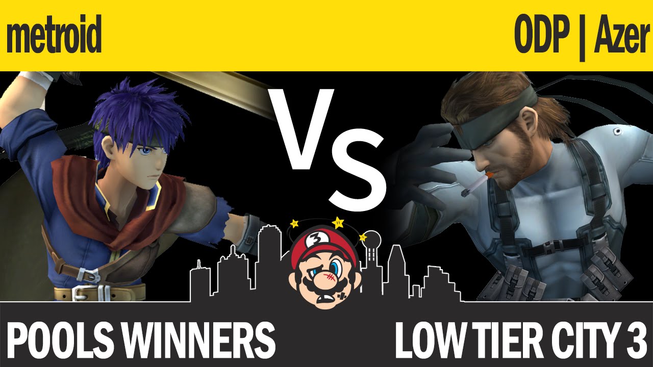 LTC3 PM - metroid (Ike) vs ODP | Azer (Snake) - Pools