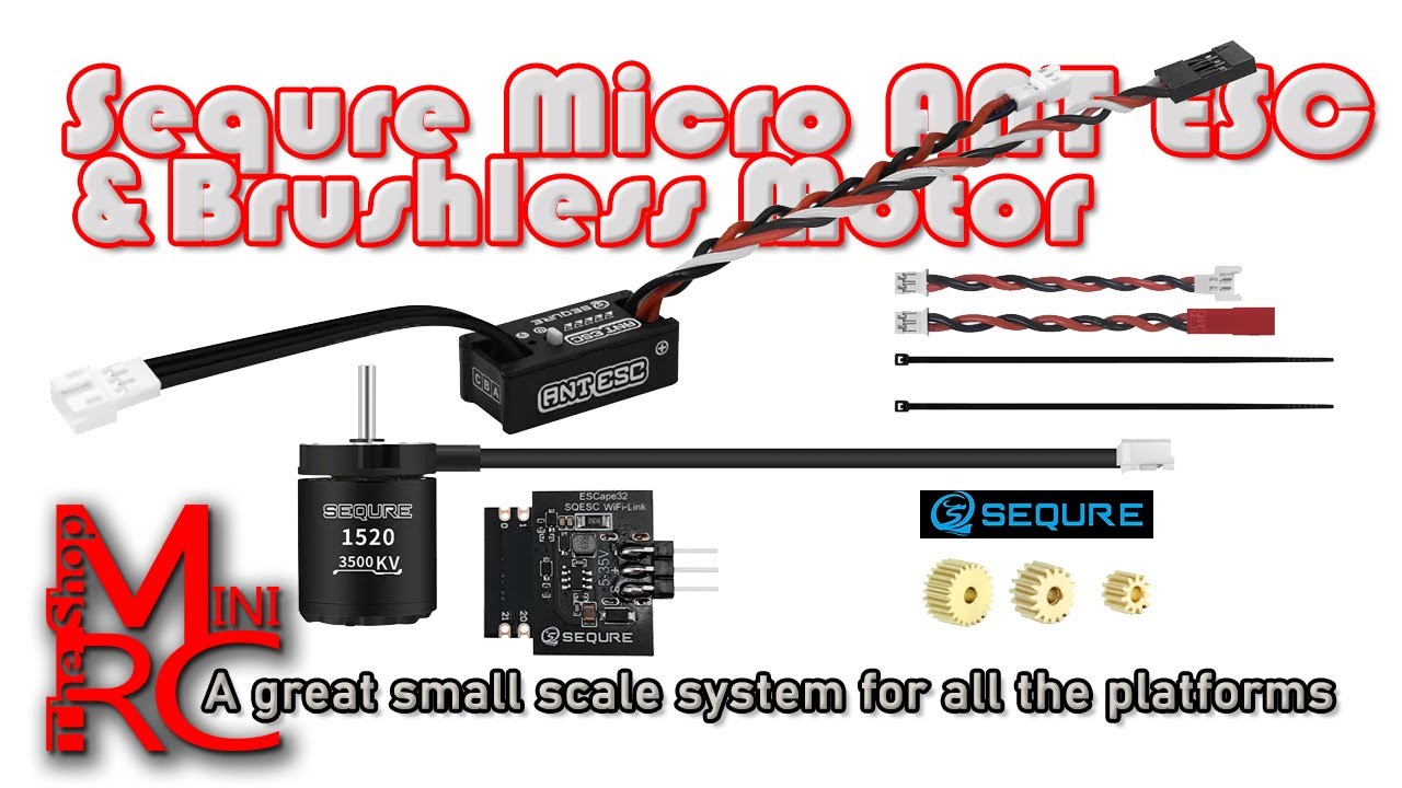 Sequre ANT ESC & 1520 Outrunner Motor Review | Power Upgrade for Mini & Micro RC Crawlers!
