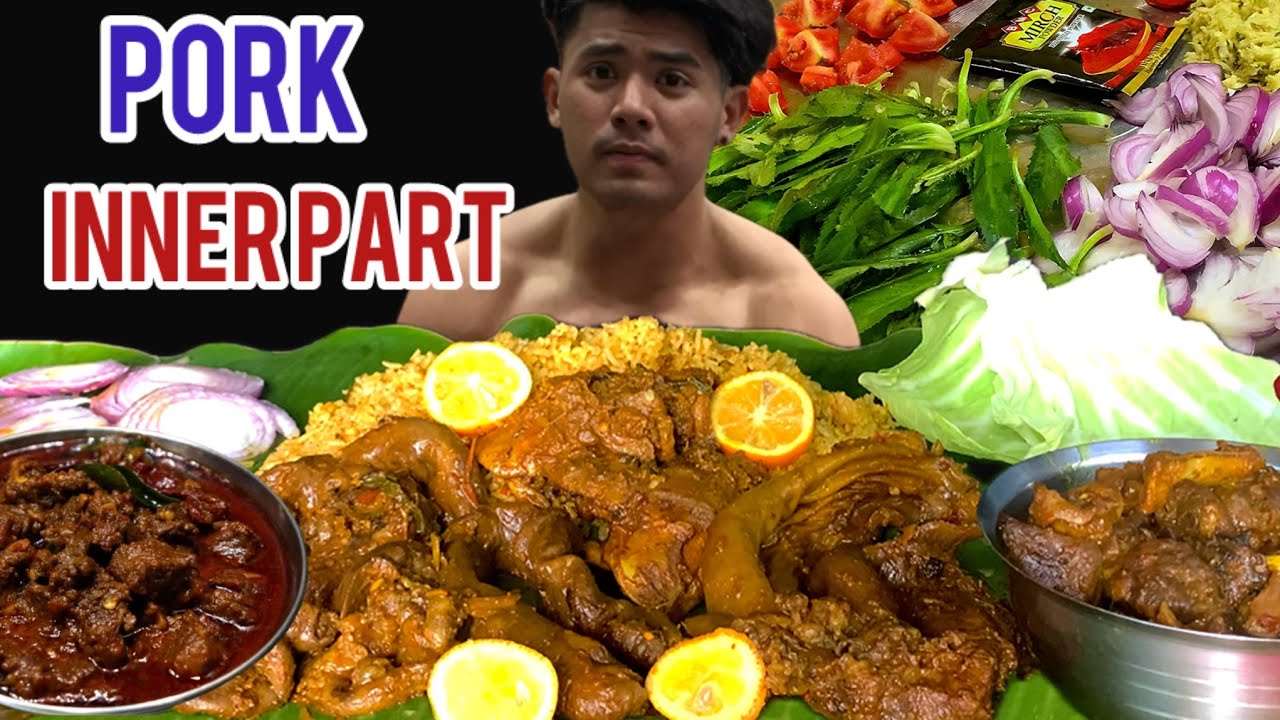 Pork inner part curry mukbang 🍛 // mayam oak manungsa pujark a🤗//yam thina hw leirmme mayam 🤤