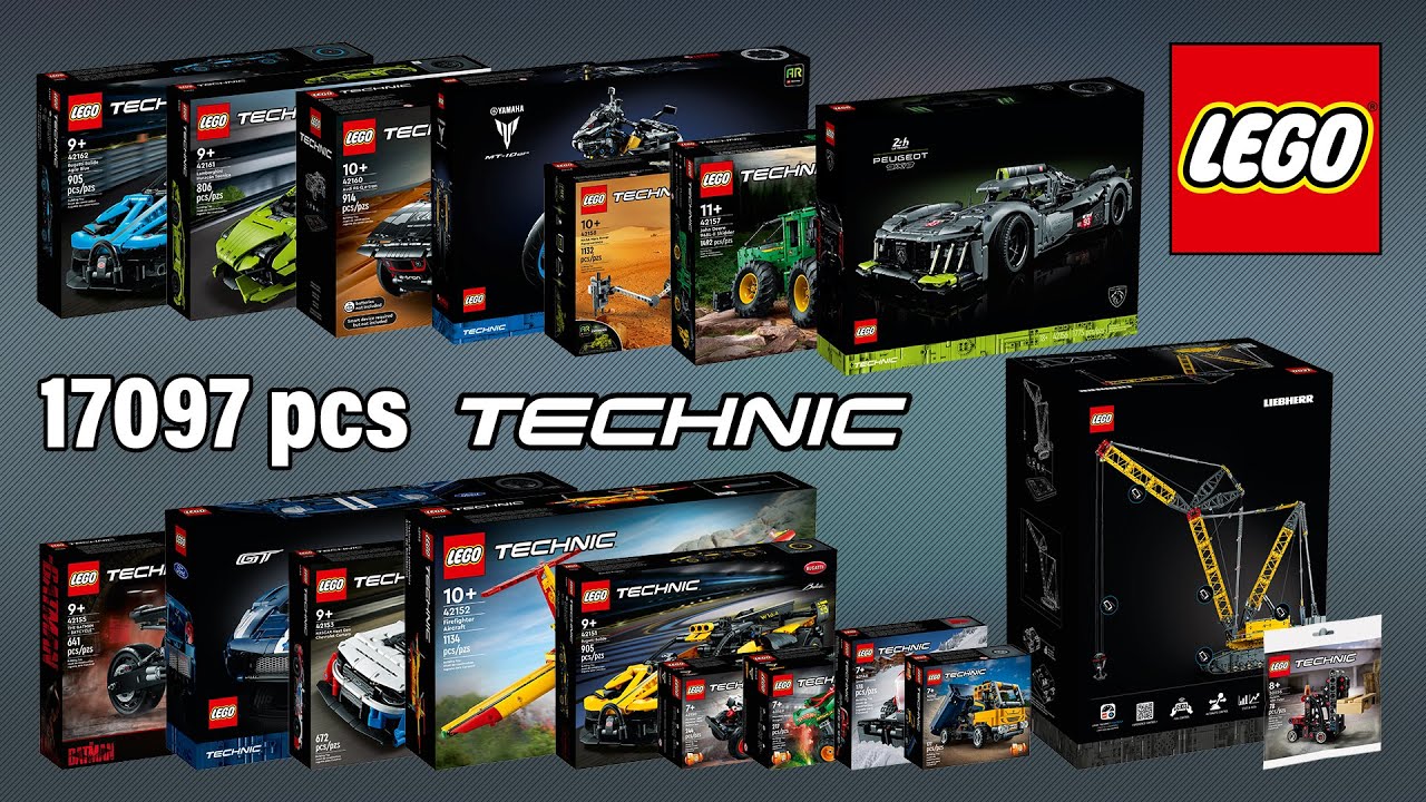 All LEGO® Technic™ 2023 (22in1)[17097 pcs] Step-by-Step Building Instructions @TopBrickBuilder