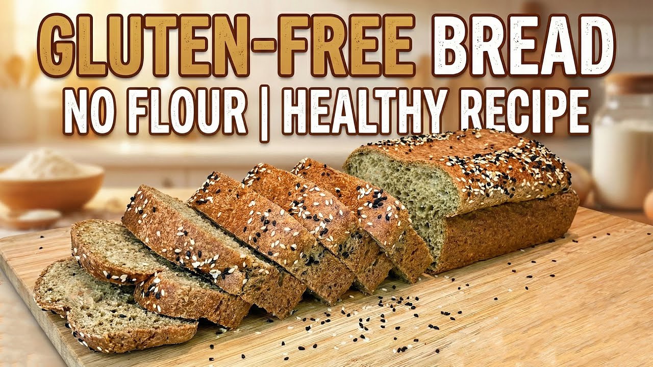 🍞Healthy Red Lentil Bread - Gluten-Free & High Protein️️🍞