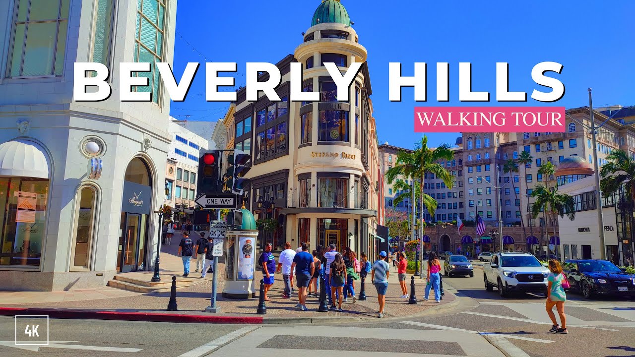 Christmas in Beverly Hills 2025 🎄✨ | Magical Rodeo Drive Walking Tour in 4K
