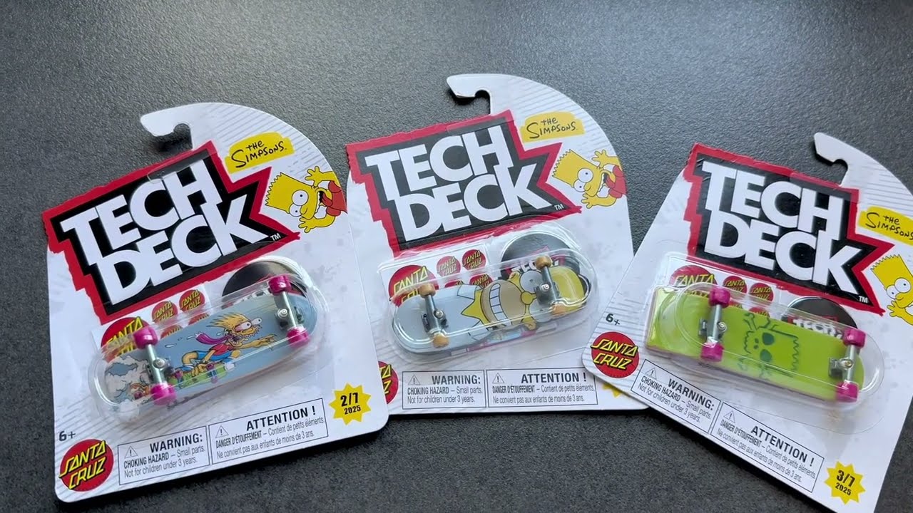Tech Deck - The Simpsons - Review / Unboxing @TechDeckVideos #unboxing #thesimpsons 