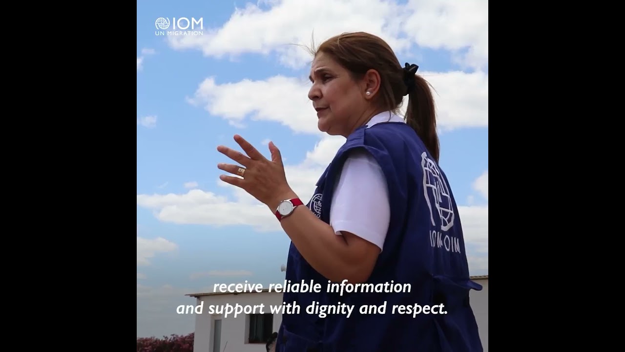 IOM DG Amy Pope in Madrid, Spain