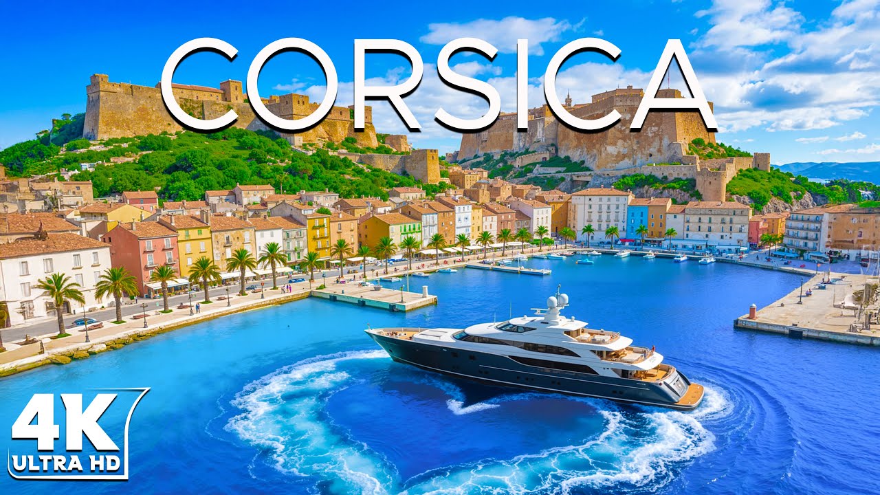 [4K] Corsica  - Radiant Shores & Coastal Serenity | Deep House Chill