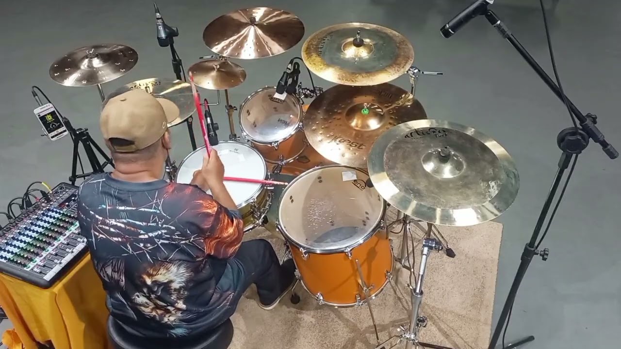 SALMOS 46 em BLUES  / confiança na tempestade  / @Djalmabateradrum cover.