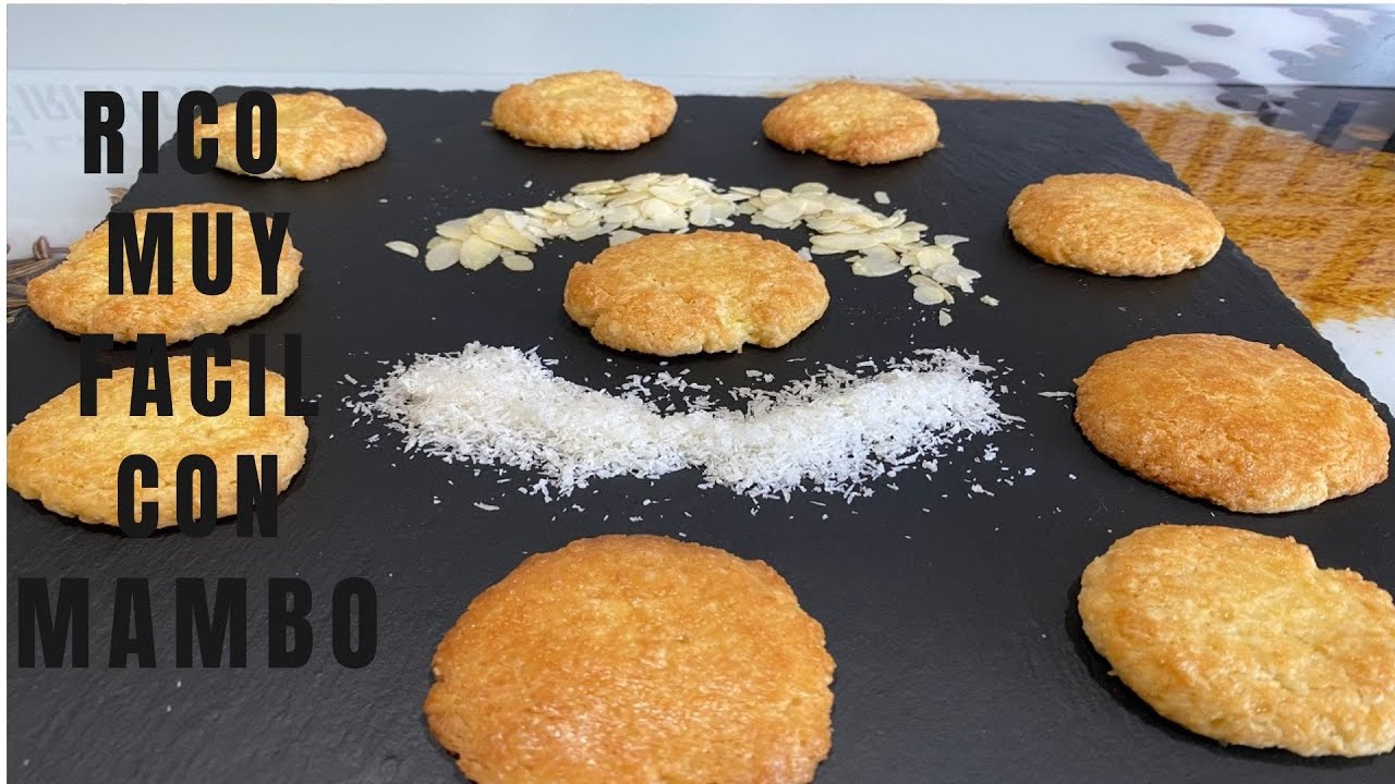 GALLETAS DE COCO Y ALMENDRA CRUJIENTES EN MAMBO!!