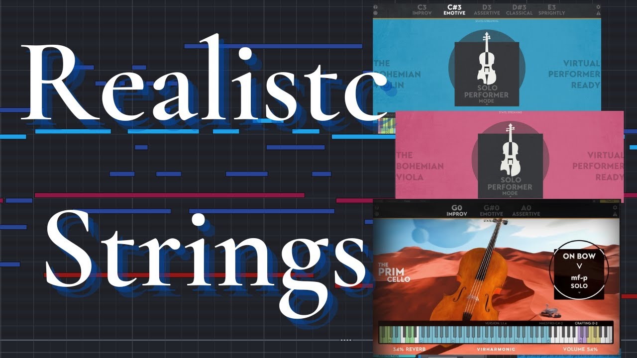 Virharmonic Bohemian Strings + NI Grandeur | In-DAW MIDI Demo