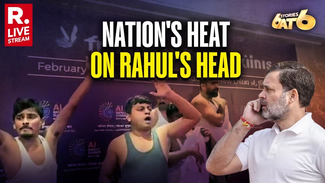 6 Stories At 6 LIVE: Did Congress Want A Nepal-like Gen-Z Revolution? Rahul Facing Nation's Heat
