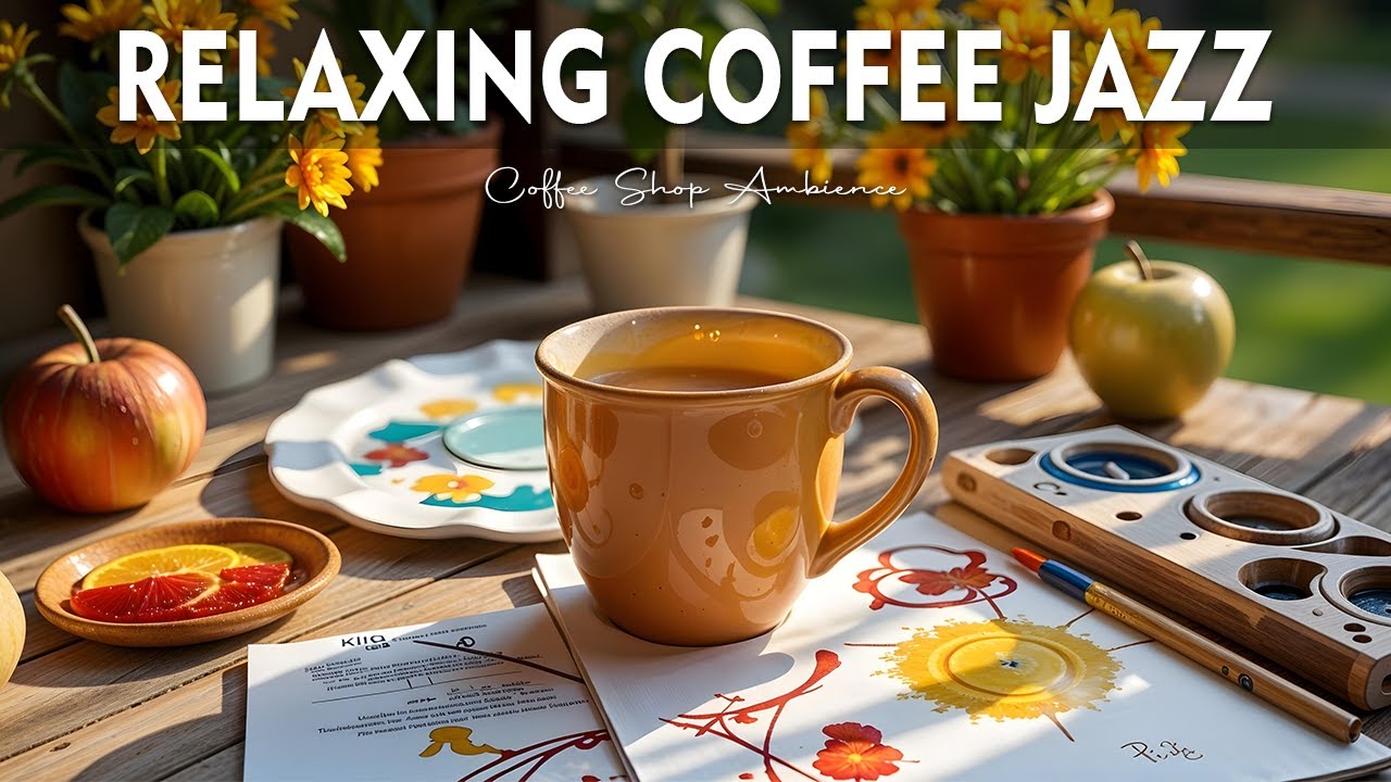Relaxing Jazz Music ☕ Bossa Nova instrumental for  Studying , Great Moods & Happy Moods
