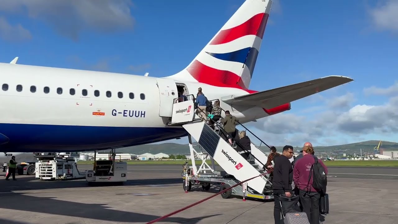 British Airways Airbus A320 | Belfast City to London Heathrow