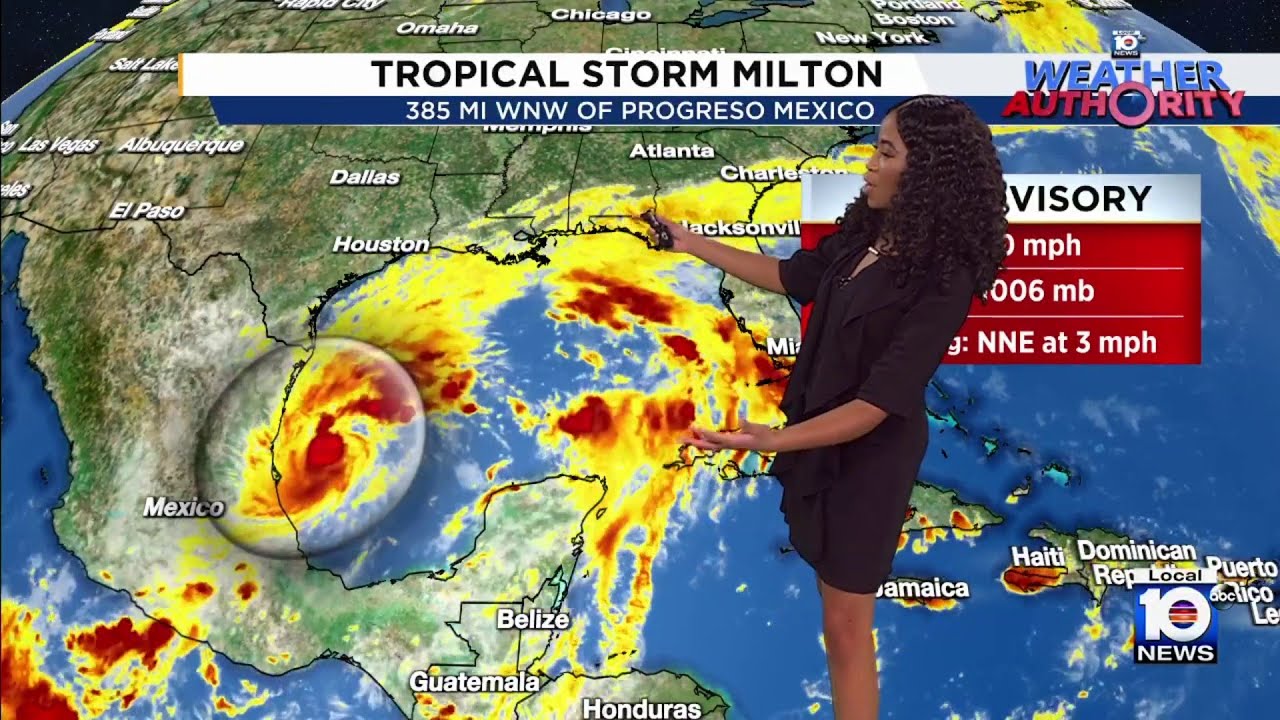 Tropical Storm Milton to strengthen into hurricane