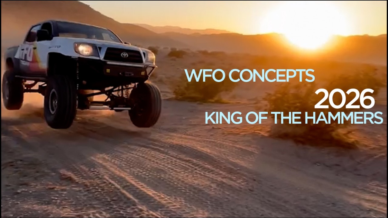 WFO King of the Hammers 2026 | Trevor’s bringing our GenII Tacoma out to the desert!