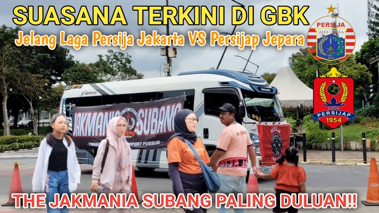 The Jakmania Subang Sudah Nyampe Di GBK! Suasana Terkini Di Stadion Gelora Bung Karno
