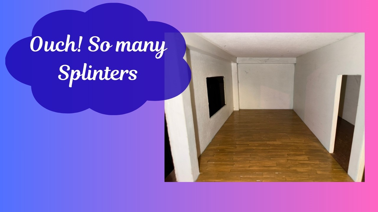 How to make a kitchen floor . . .  a mini one