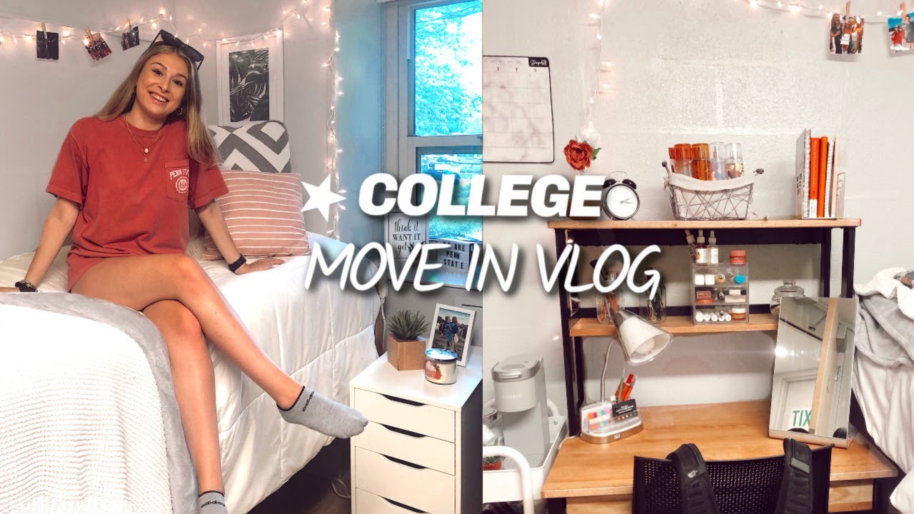 college move in day vlog 2019!! : penn state university