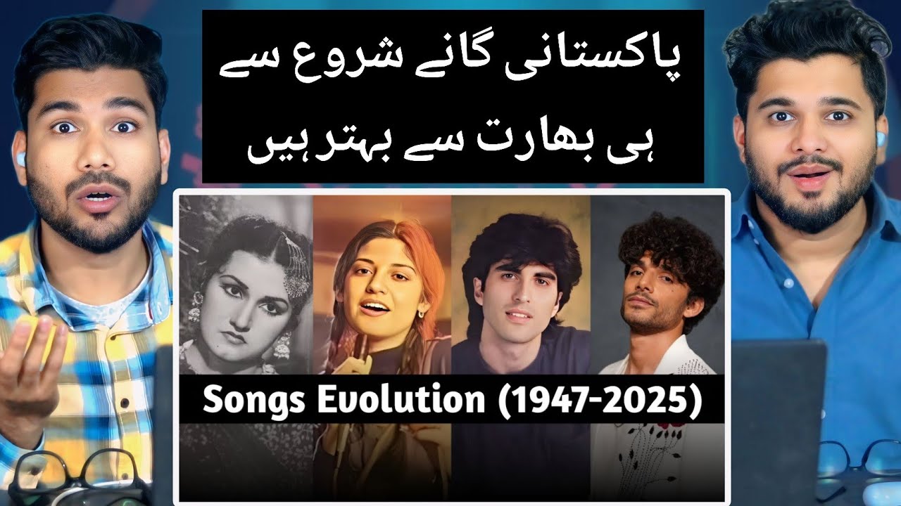 Reacting to Pakistani Songs Evolution from 1947 to 2025