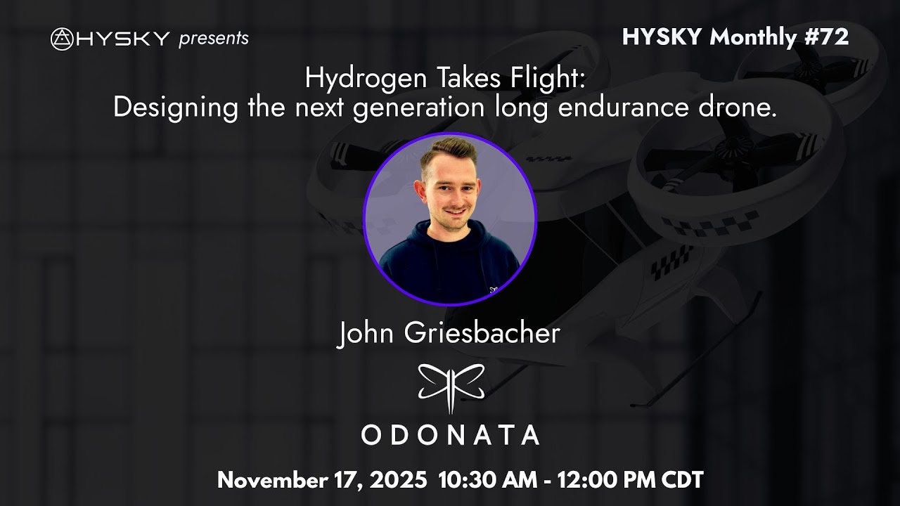 #72 Odonata | John Griesbacher | The Next Long Endurance Drone Hydrogen