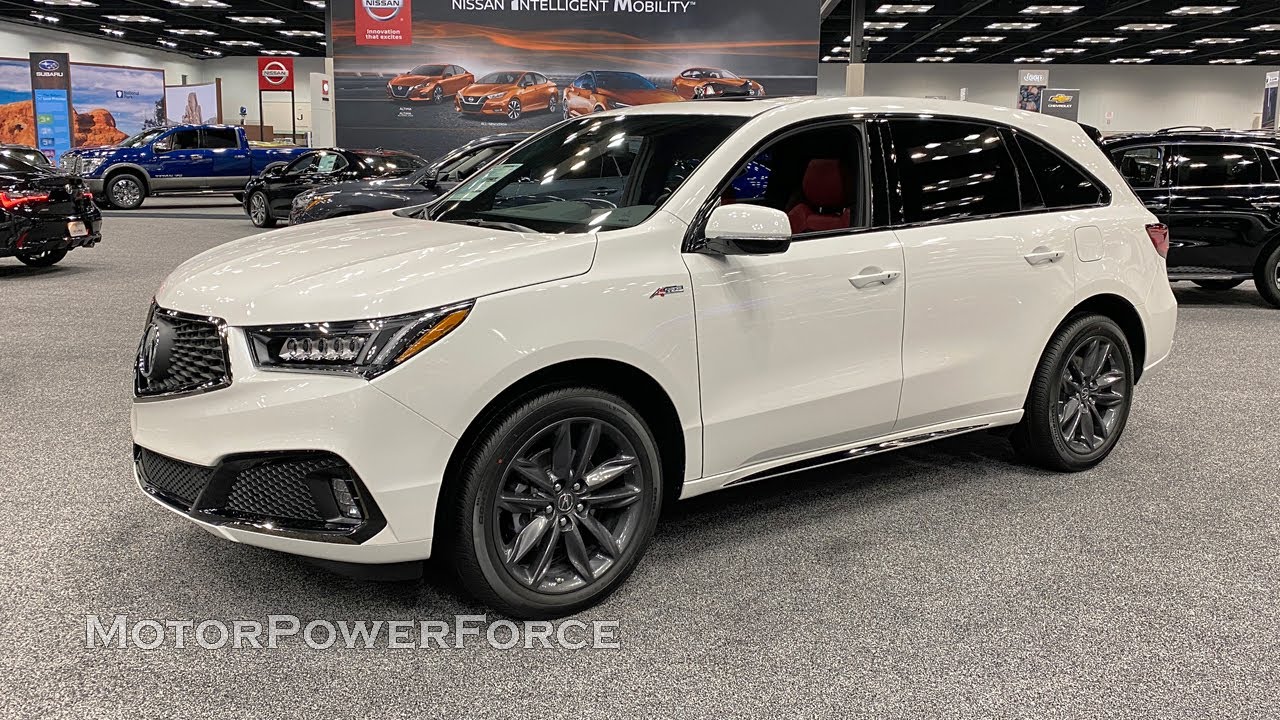 2020 Acura MDX AWD A-Spec Platinum White SUV