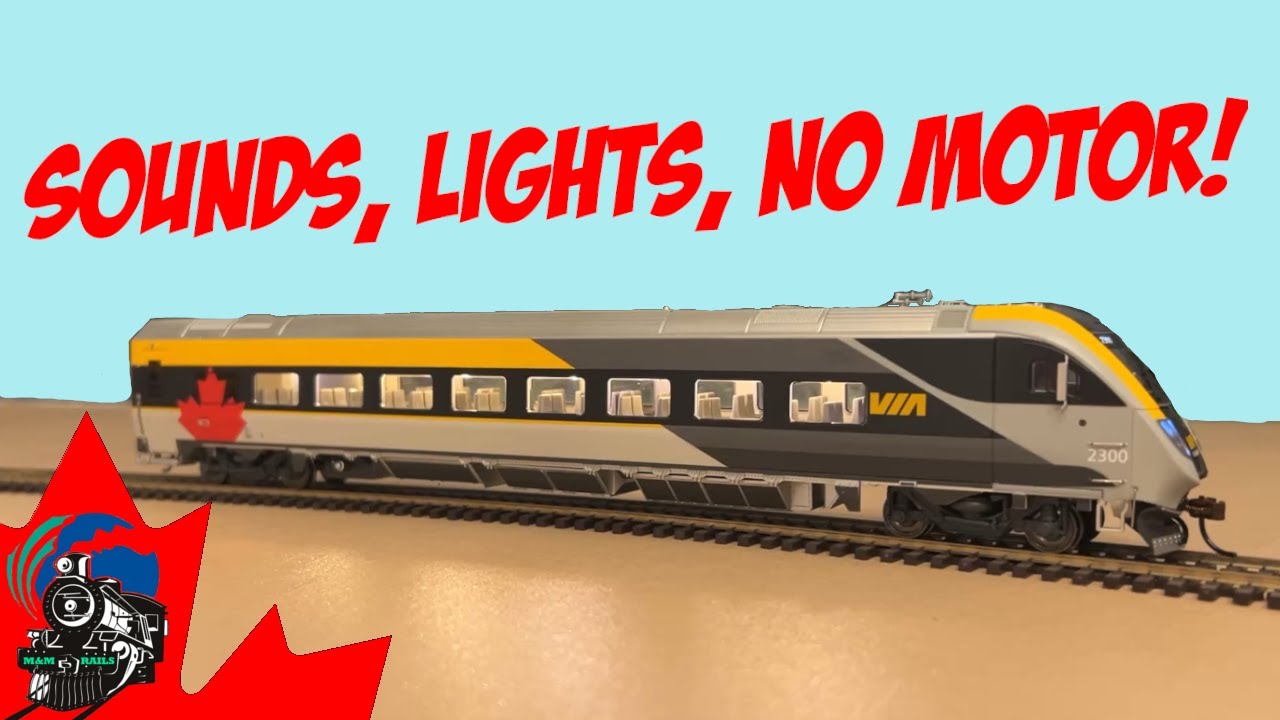 Распаковка вагона-кабины VIA Rail Venture от Bachmann.