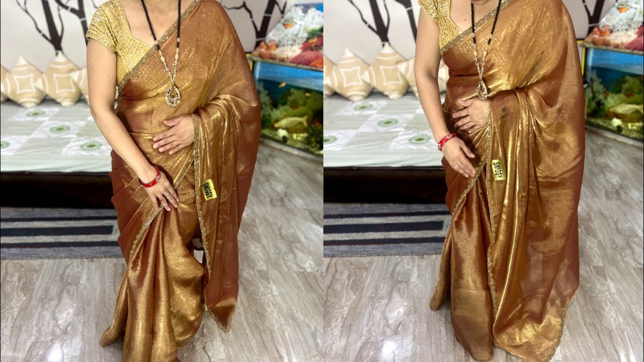 Jimmy Choo Saree Draping With Perfect Pleats | How To Wear Jimmy Choo Saree perfectly | जिम्मी चू 