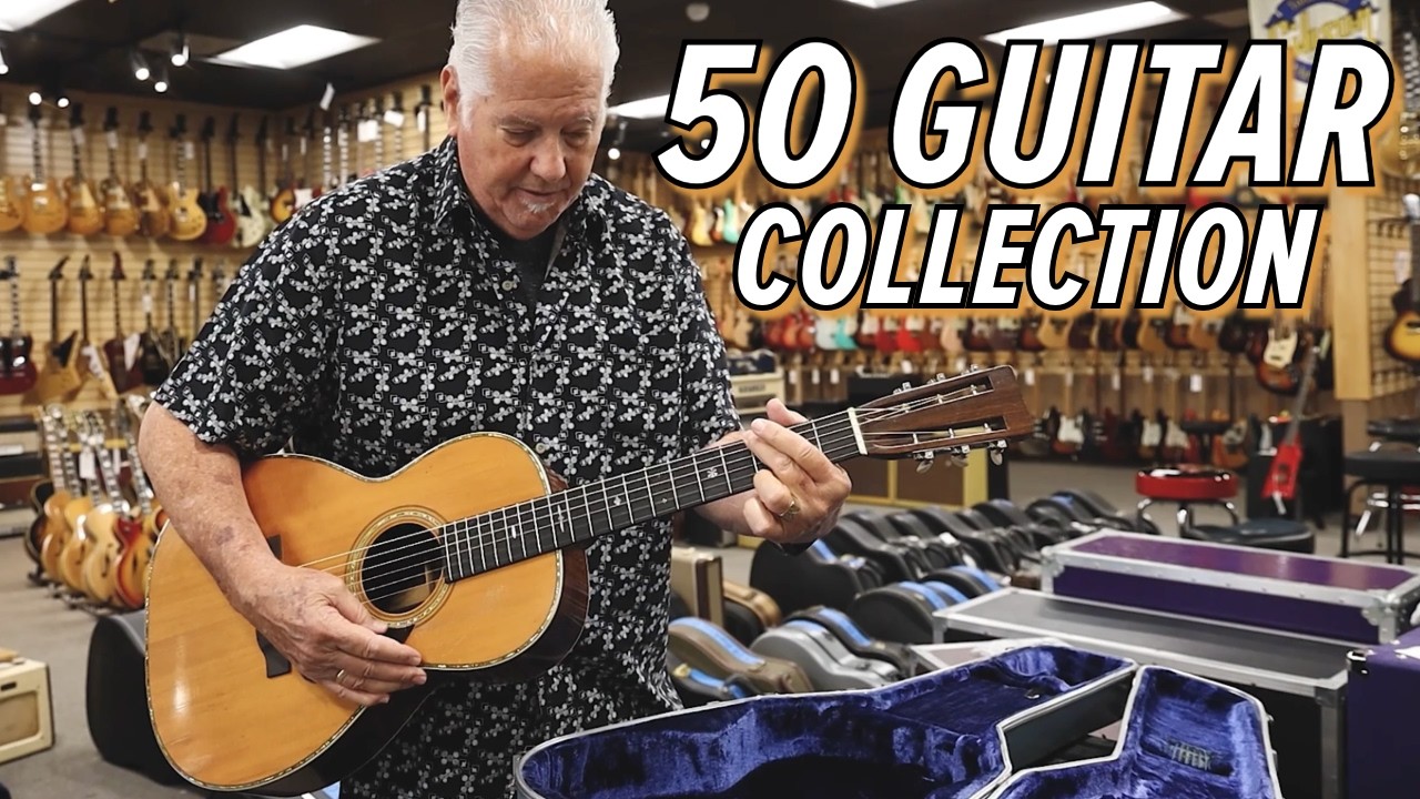 Коллекция из 50 гитар в Norman's Rare Guitars