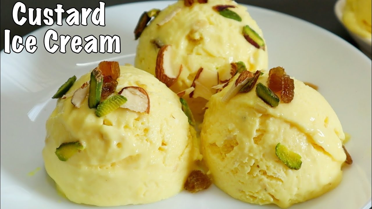 ఇంట్లోఉంటె వాటితోనే ఎంతో ఈజీగా Soft Creamy ఐస్ క్రీం👌 | Custard Ice Cream | Ice Cream In Telugu