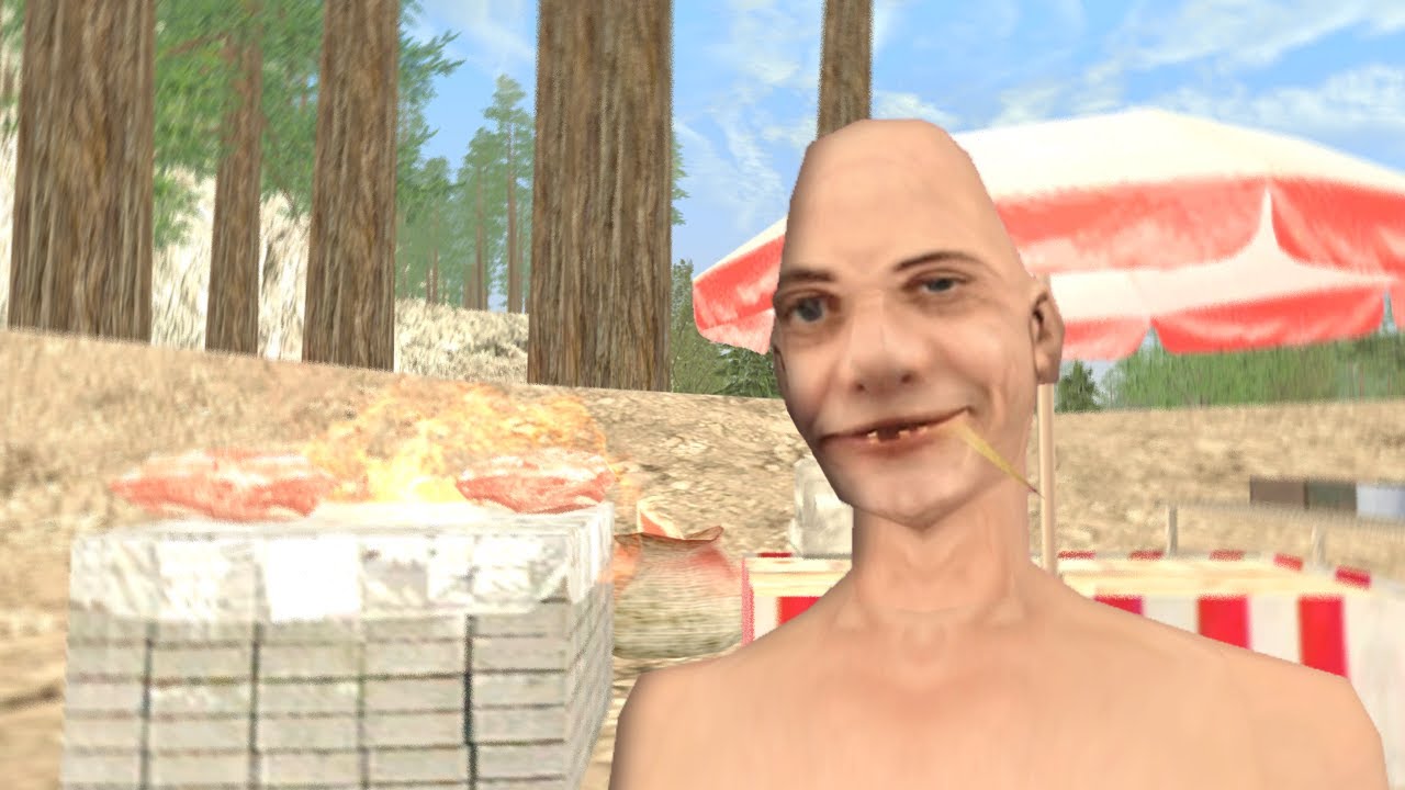 GTA San Andreas - El T&iacute;o de CJ Vende Carne Asada