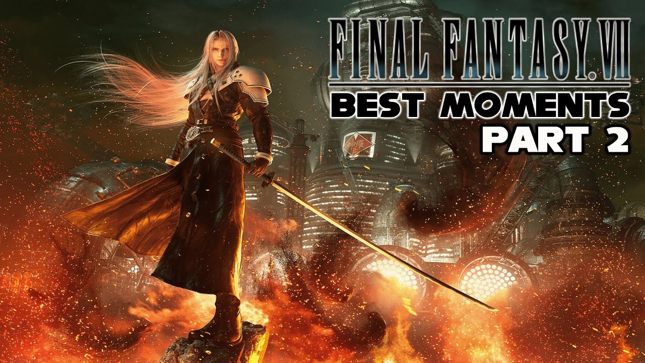 Final Fantasy VII Remake - Best Moments Part 2 - Sephiroth vs Cloud - FF7 Best Cutscenes HD
