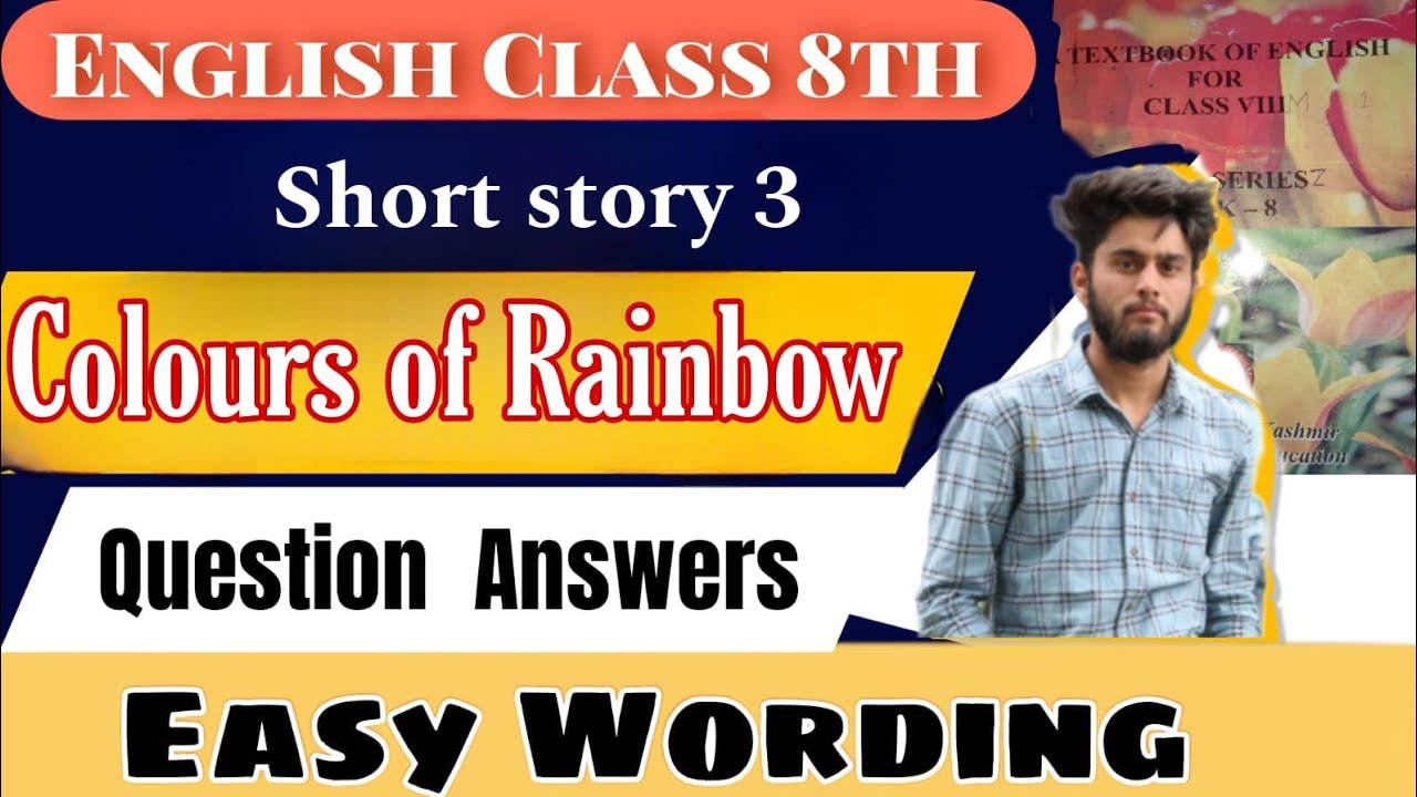 colours of rainbow question answers 8th English||class 8 English question answers colour of rainbow