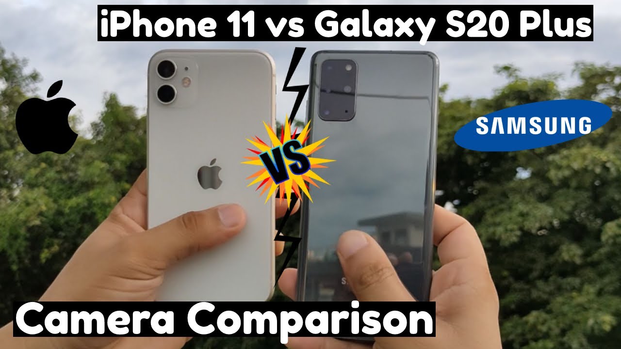 iPhone 11 vs Samsung Galaxy S20+ Camera Comparison - Shocking Results 😱