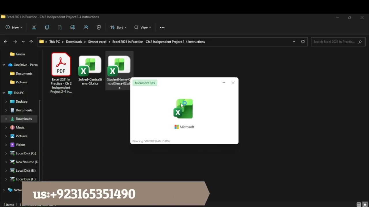 Excel 2021 In Practice Ch 2 Independent Project 2-4 | SIMnet Assignment | SIMnet Help Excel 2024
