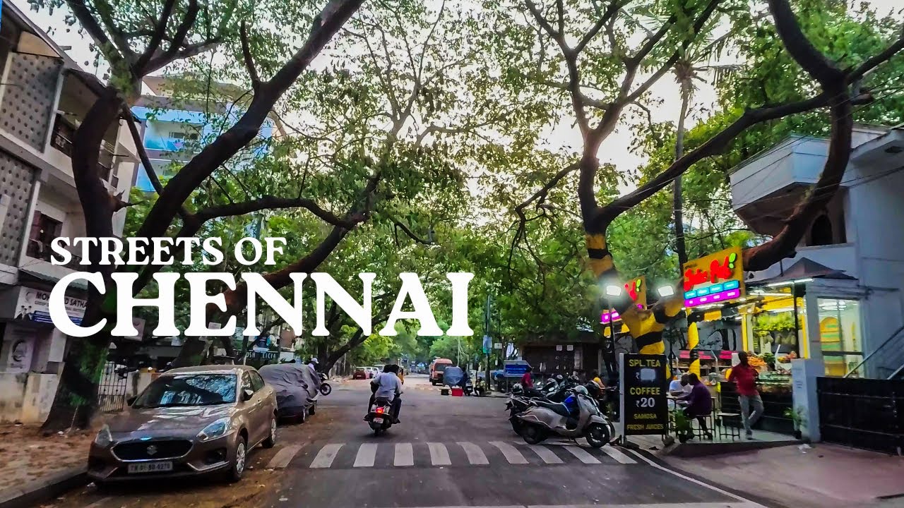 Streets of Chennai | Around Anna Nagar [4K]