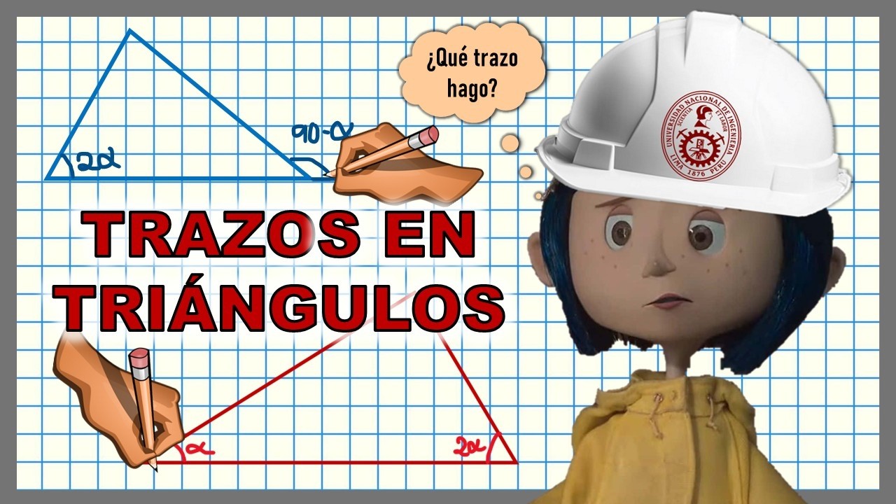¿CÓMO HACER TRAZOS EN TRIANGULOS? | MiniClase Completa y Fácil