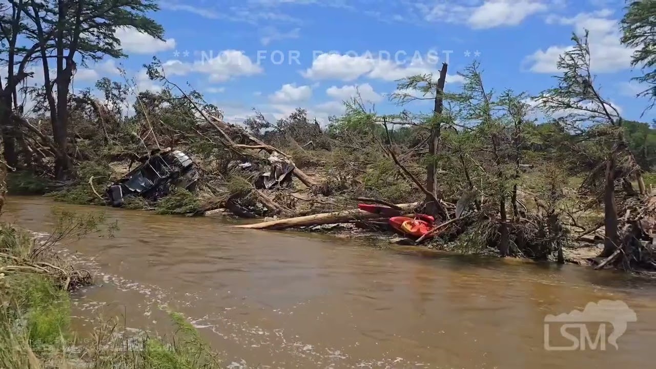 07-08-2025 Kerr County, TX - Deadly Flash Flooding Destruction - SAR Teams Work to Recover Victims