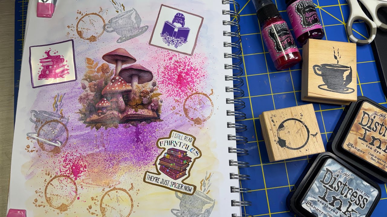 #artjournalbonusprompt2526 Book/Books @Sarcastically60something 