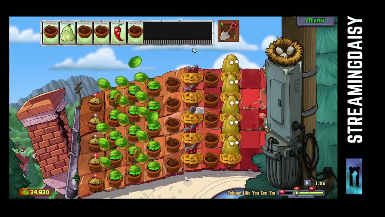 PvZ Replanted | Mini Games | Column like you see 'em