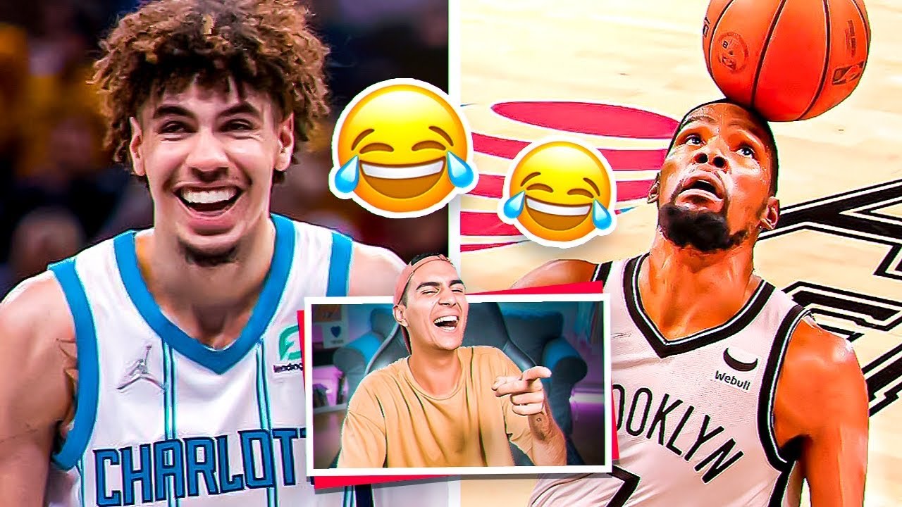 LO MÁS GRACIOSO de la TEMPORADA NBA 2021-22 😂😮‍💨 *reaccionando*