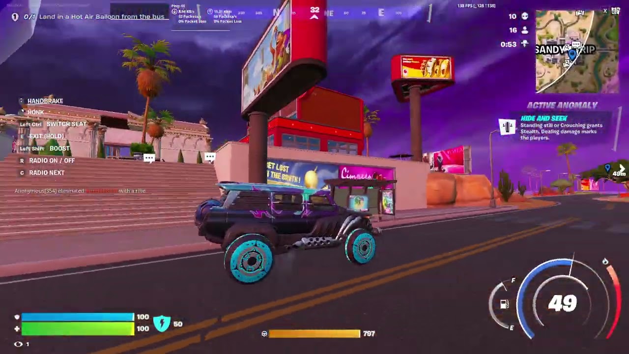 Fortnite Bonabok C7S1, Solo Mode, No running and flying in my watch guys, sorry not sorry at all