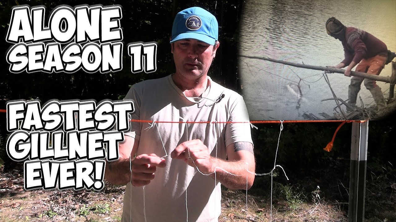 How I Made a FAST Gill Net for Alone Season 11