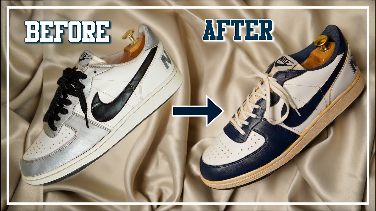 【スニーカーカスタム】ナイキ ターミネーターをカスタム　ヴィンテージカスタム【NIKE】terminator vintage custom dunk ダンク