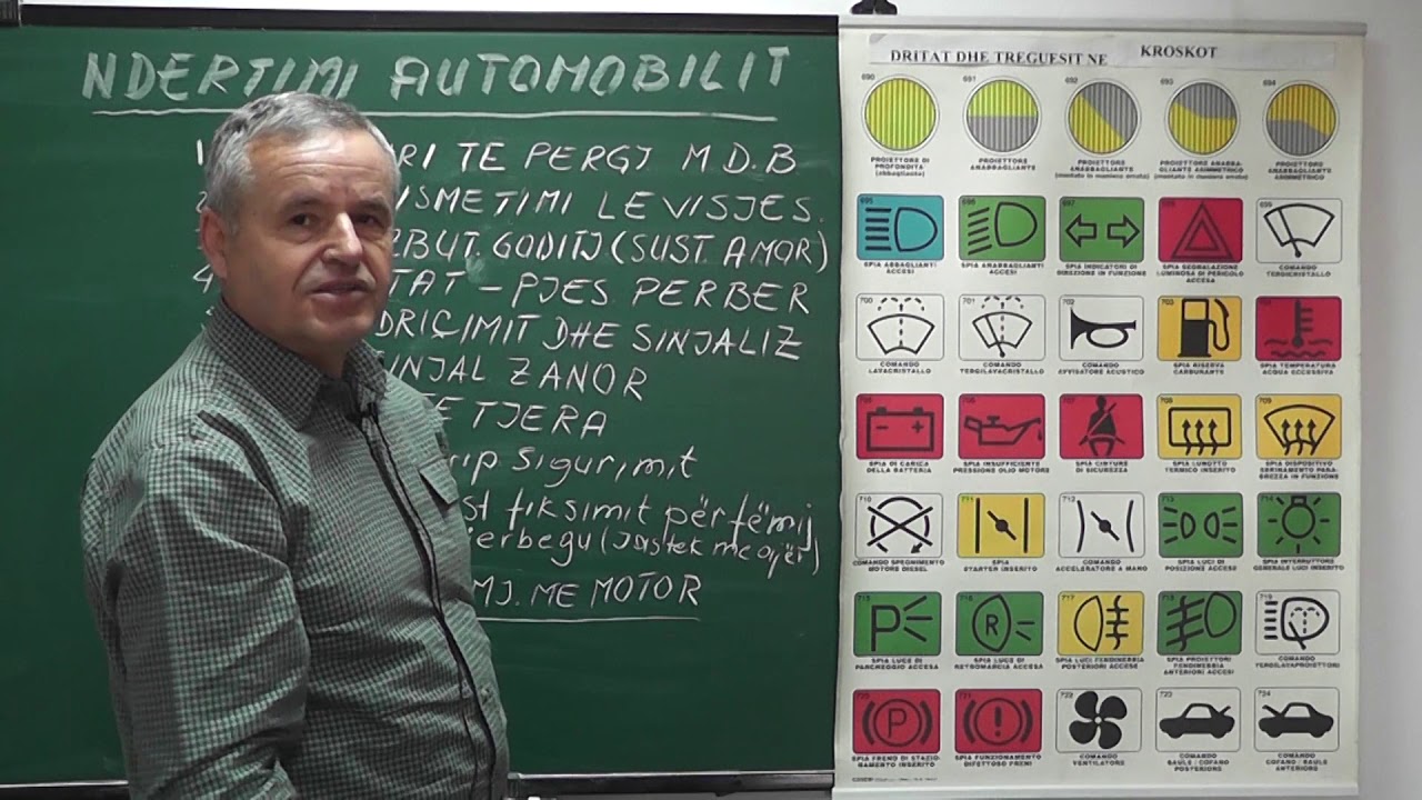 Autoshkolla dhe Kursi i Patentës, Ndërtimi i automjetit, Mësimi 17