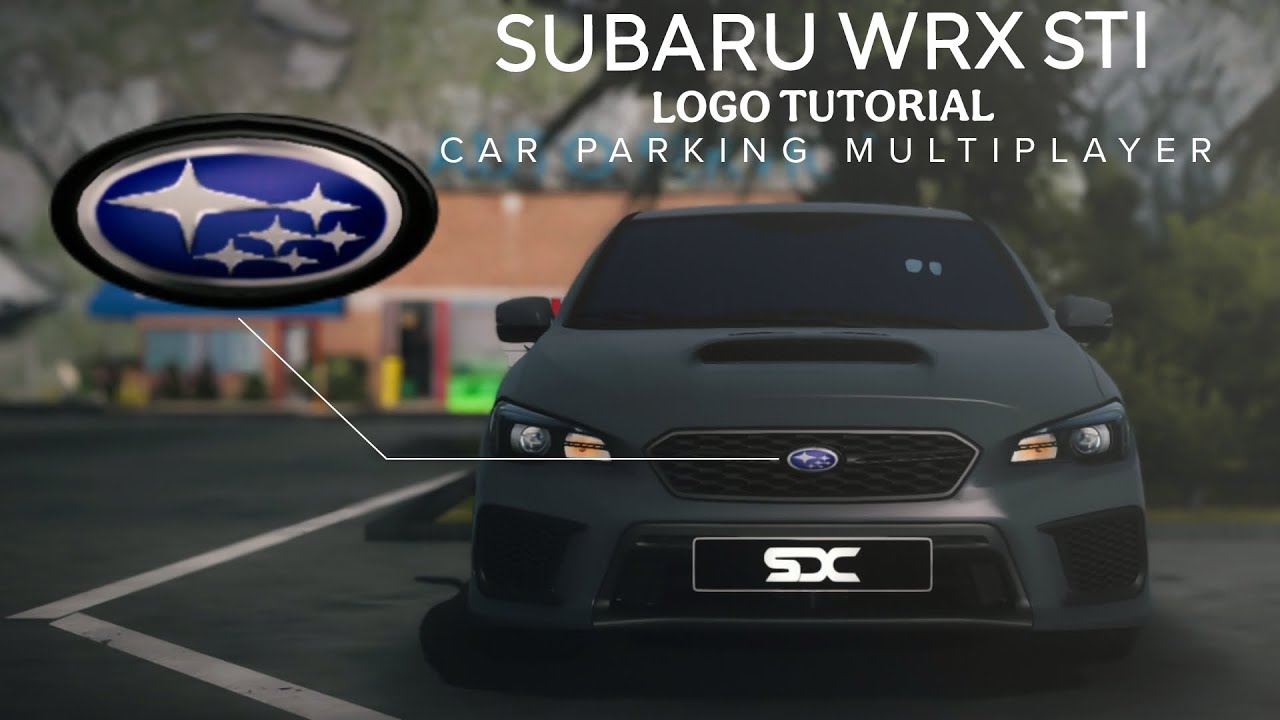 Учебное пособие по созданию высококачественного логотипа Subaru WRX STI в многопользовательском р...
