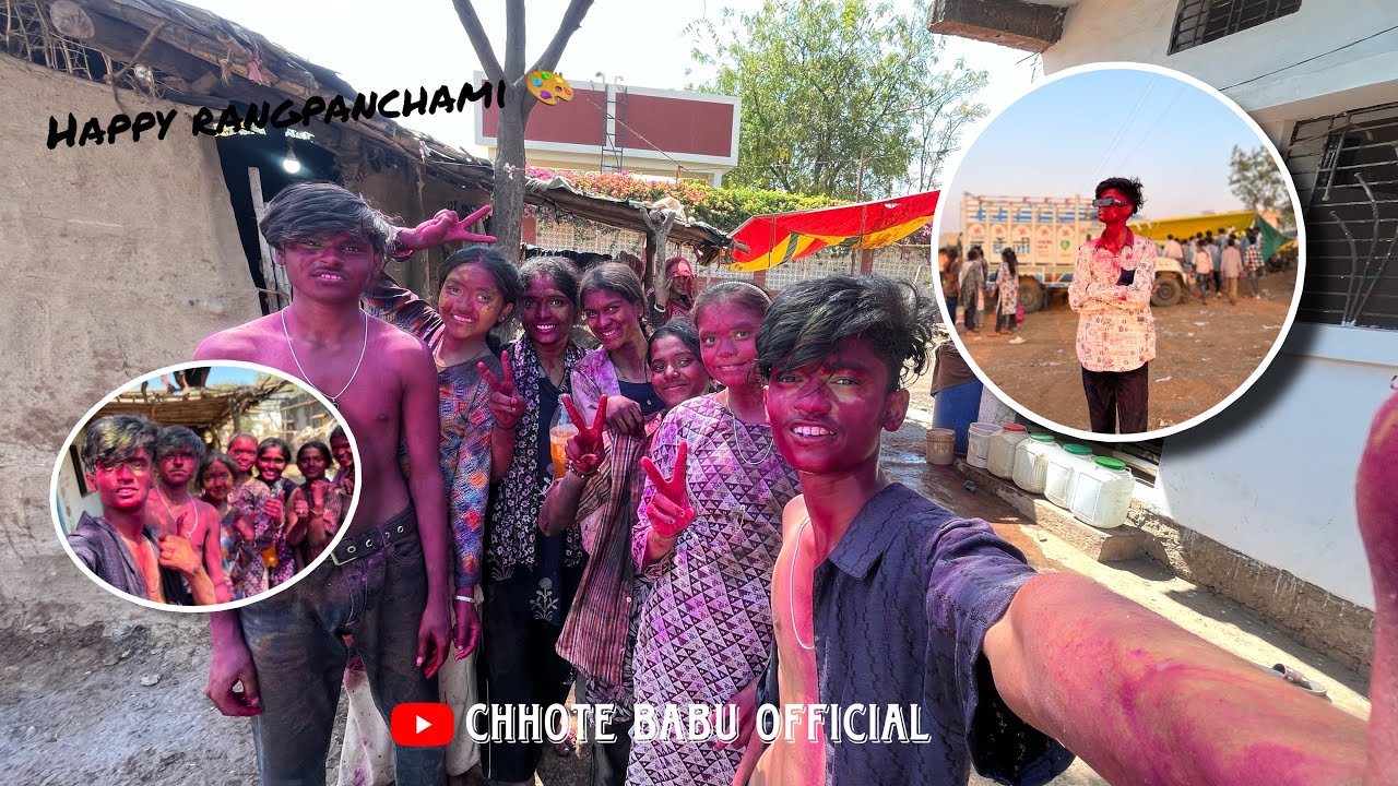 KHATARNAK WALII HOLII 🤣👍🏻!! #rangpanchami #newvlog #viralvlogs 
