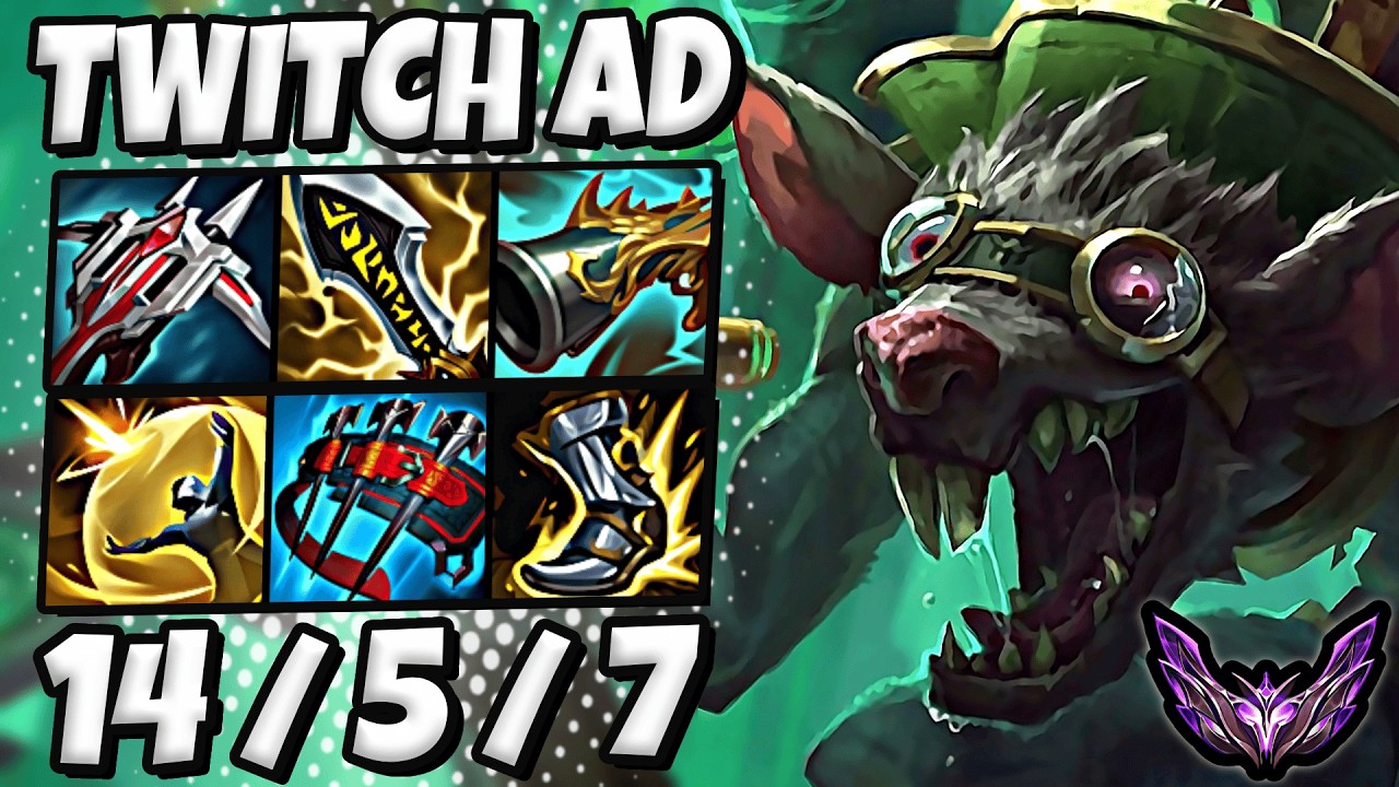 Twitch vs Aphelios [ ADC ] Korea Master 624 LP | Patch 26.3